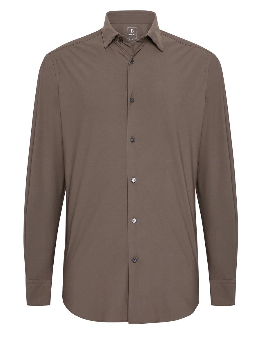 

Рубашка Boggi Milano Regular fit Button Up B-Tech, цвет Muddy colored