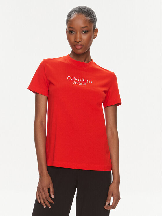 

Футболка стандартного кроя Calvin Klein, красный