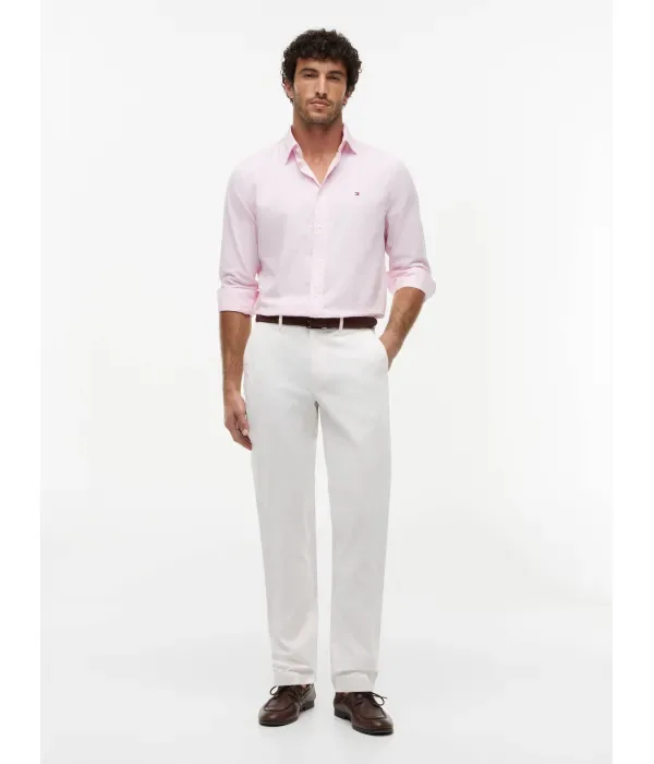 Брюки чинос Denton straight fit Tommy Hilfiger, экрю — фото 2