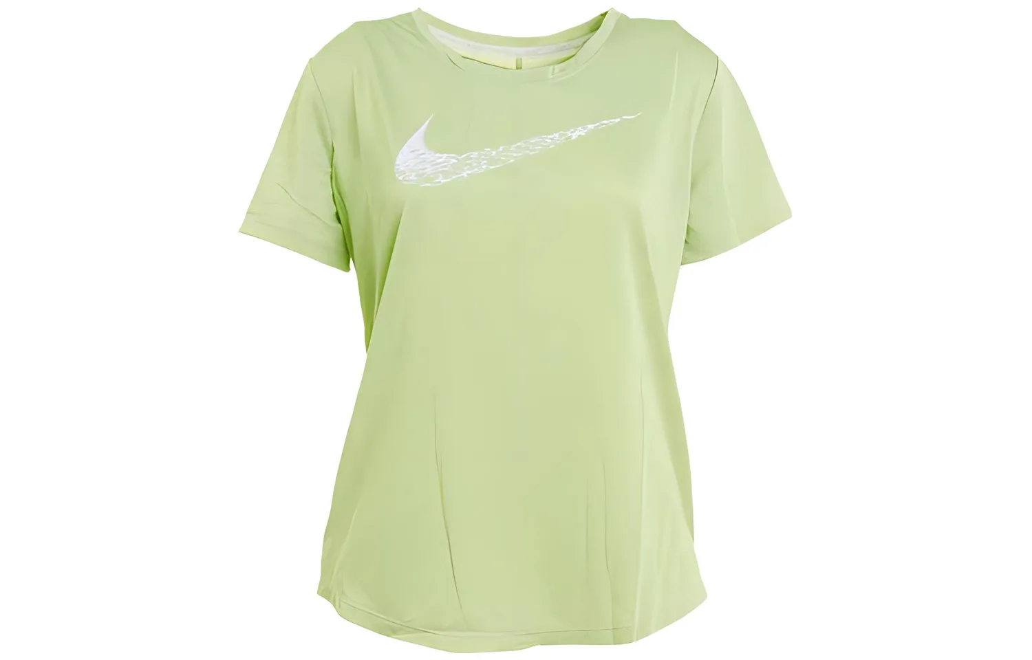 Nike Футболка с втачным рукавом для бега женская светло-оливкового цвета