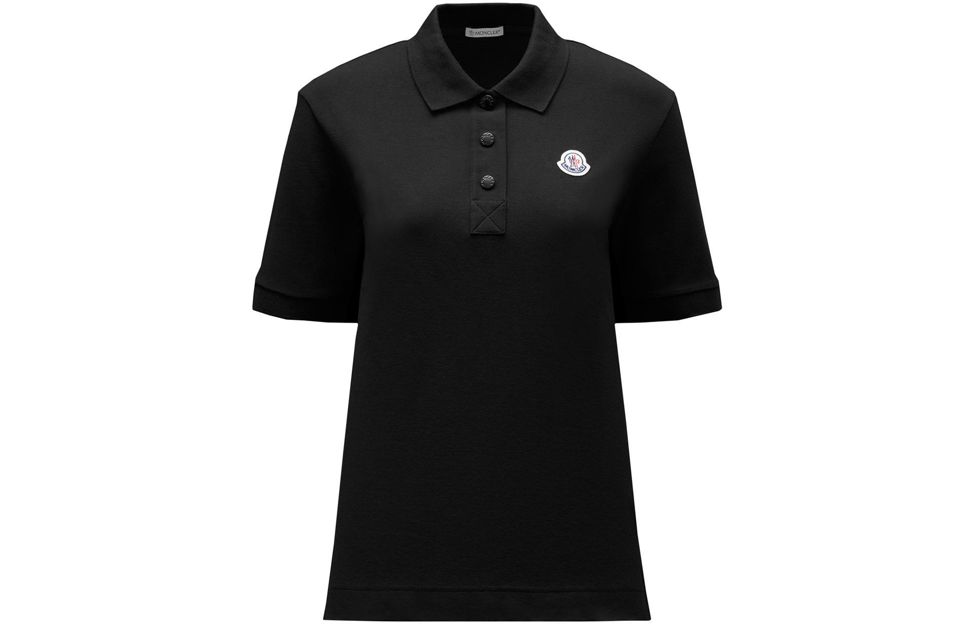

Moncler Футболка-поло женская черная