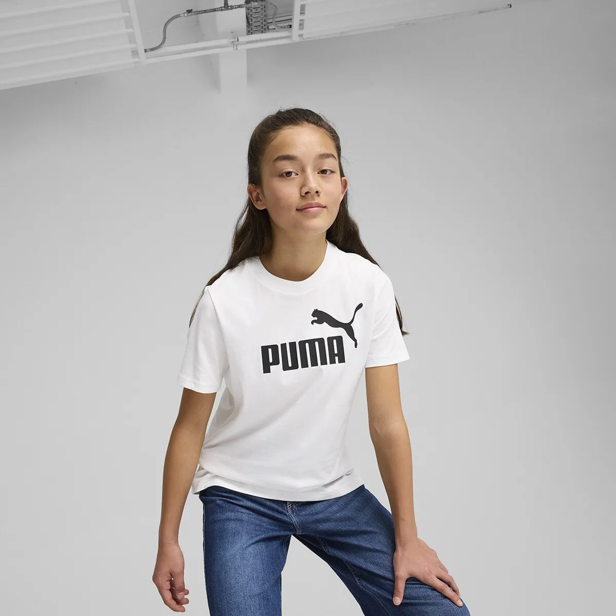 

Детская футболка ESS No. 1 с логотипом G Puma, белый