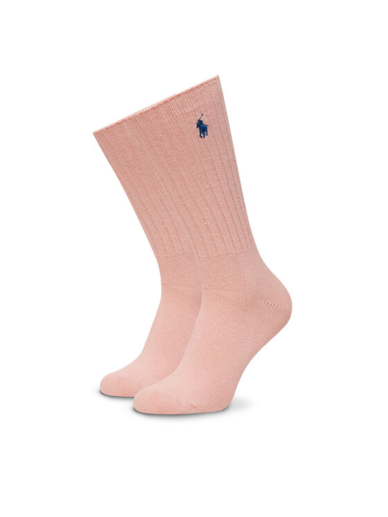 

Высокие женские носки 449915908045 Polo Ralph Lauren, розовый