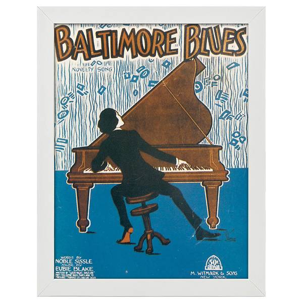 

Рамка для фотографий LegendArte Poster Baltimore Blues, белый