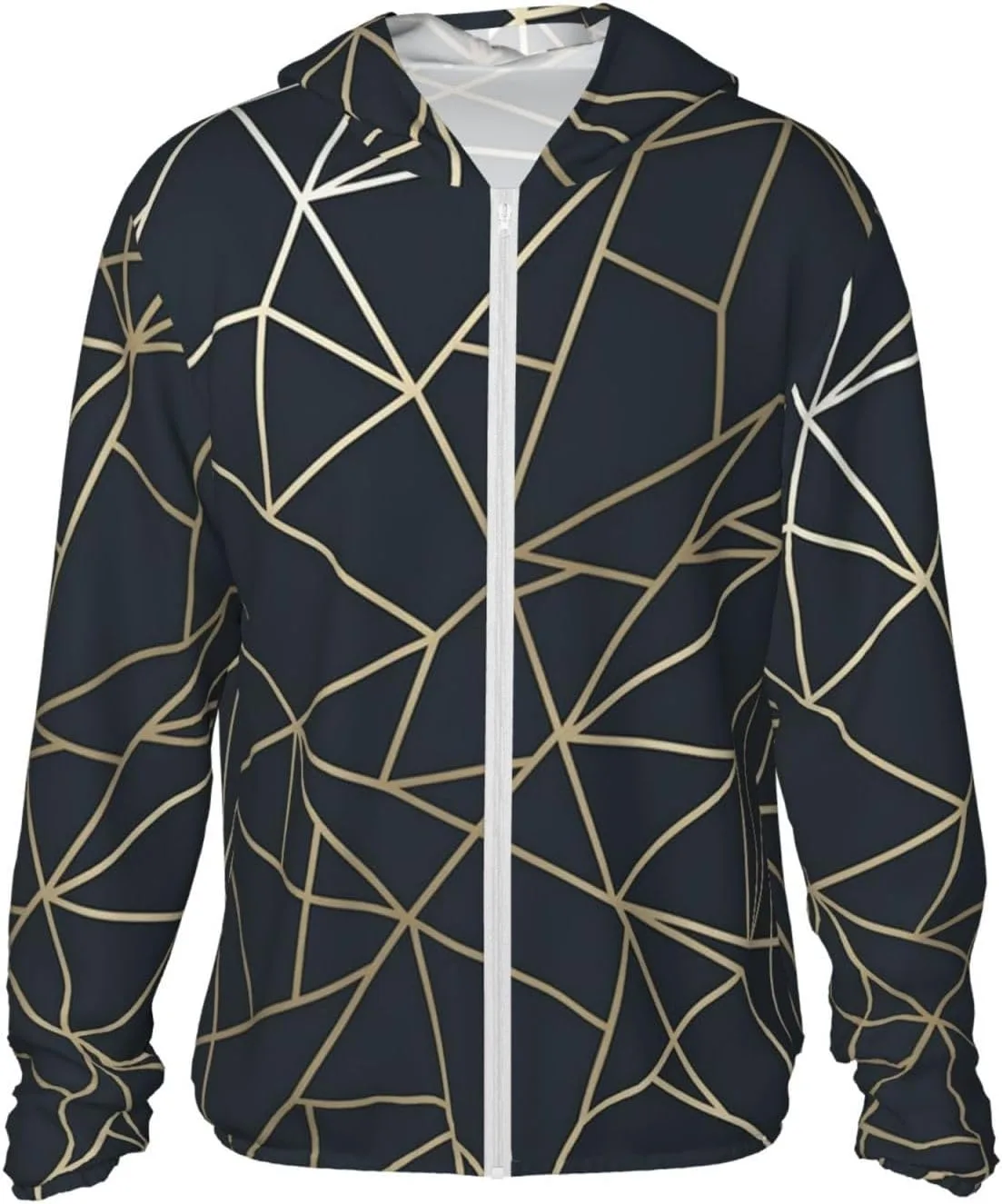 

Геометрическая худи с защитой от солнца Full Zip UPF 50+ HJBNW