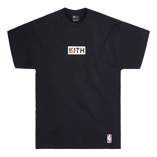 

Футболка x nike new york knicks tee 'black' Kith, черный