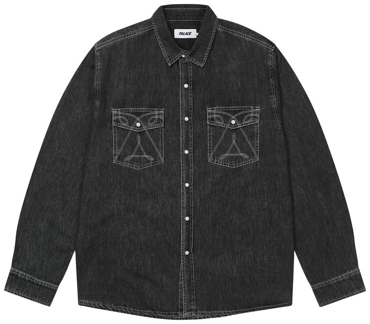

Рубашка Palace Denim Western Over Shirt, черная