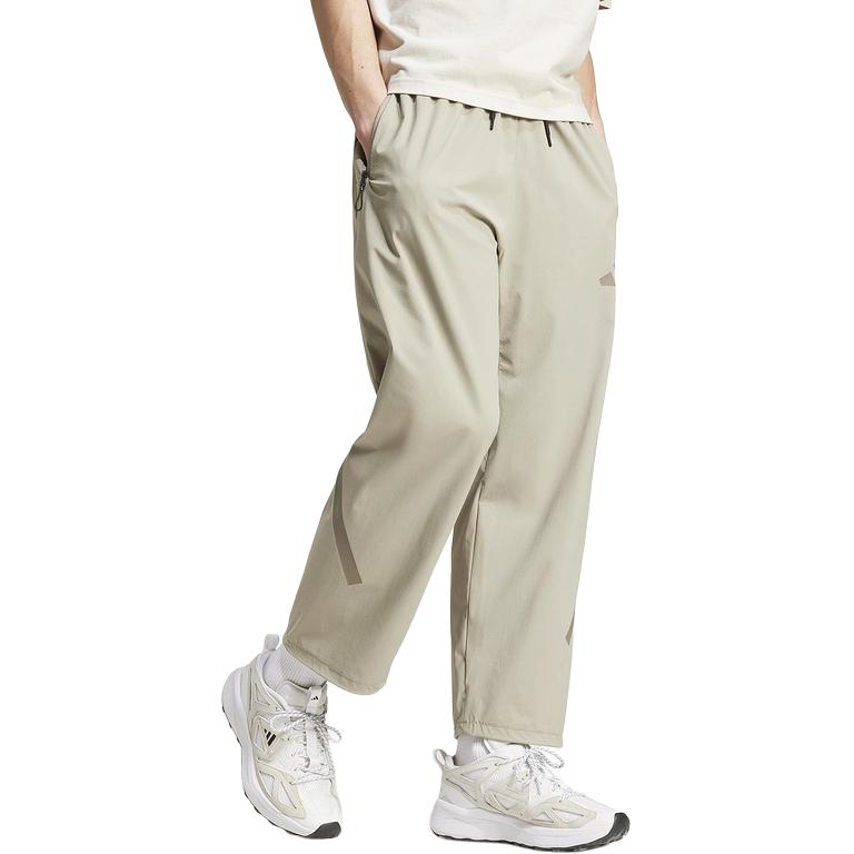 Adidas True Healing Series SS25 вязаные спортивные штаны мужские ecru — фото 4