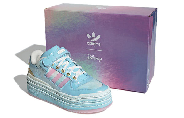 Кроссовки disney x triple platforum низкие Adidas, голубой — фото 4