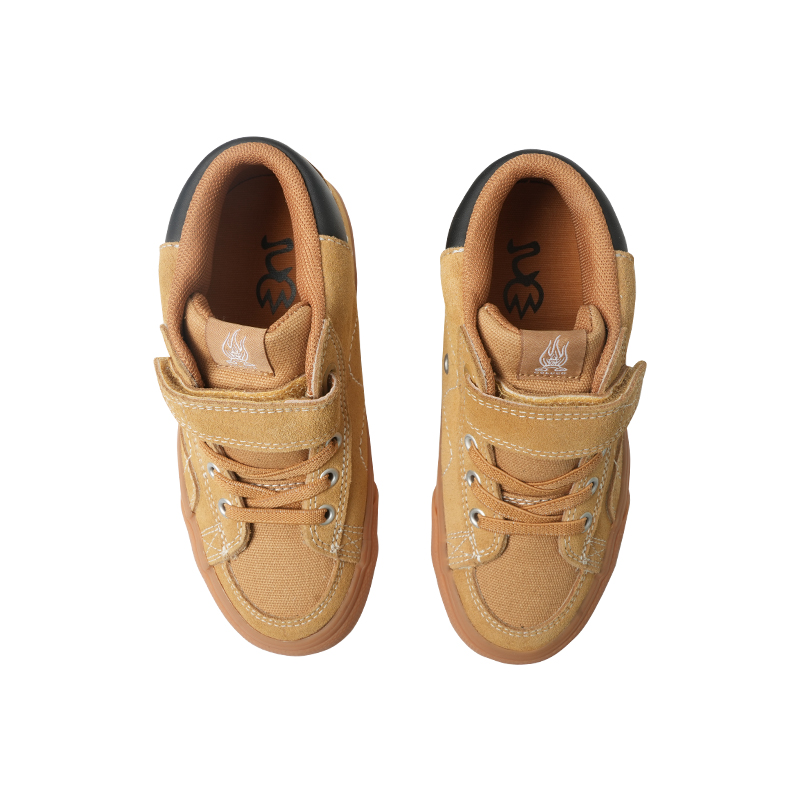 GOLUCK Кроссовки Cushioning, Abrasion Resistant, And Resilient Properties Mid Top Skateboard Shoes Khaki Kids' — фото 4