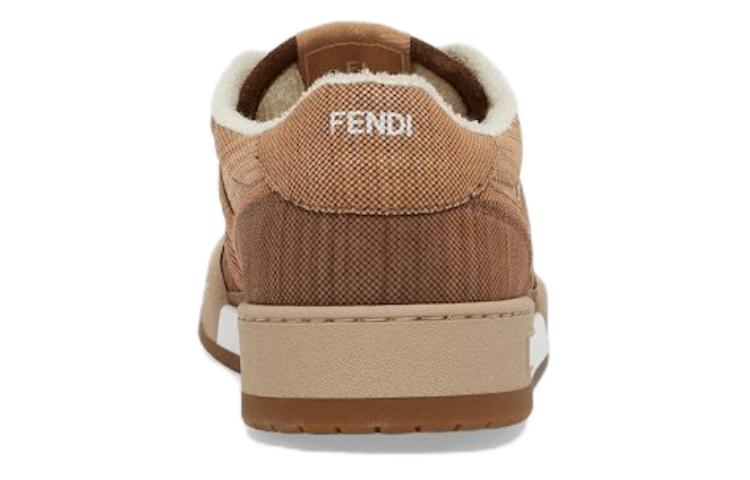 Кроссовки Low Top FENDI, коричневые — фото 3