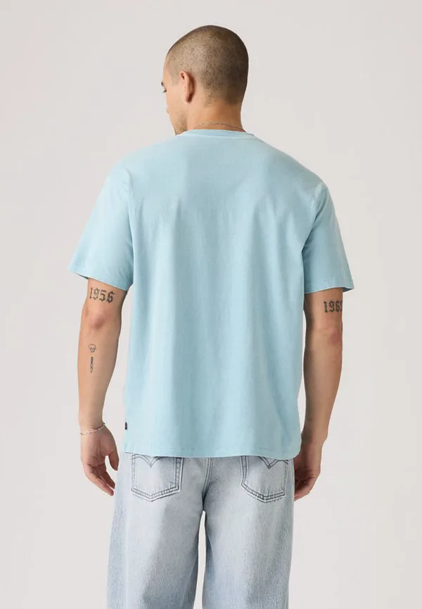 Винтажная базовая футболка Levi'S, Garment Dye Forget-Me-Not — фото 3