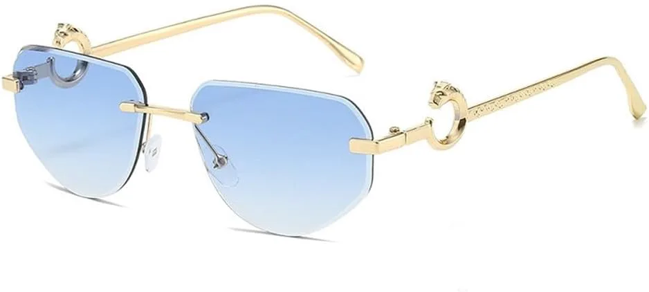 

Солнцезащитные очки для женщин и мужчин, золотистая металлическая оправа, градиентные линзы, повседневные солнцезащитные очки UV400, m1758 Generic, M-1761