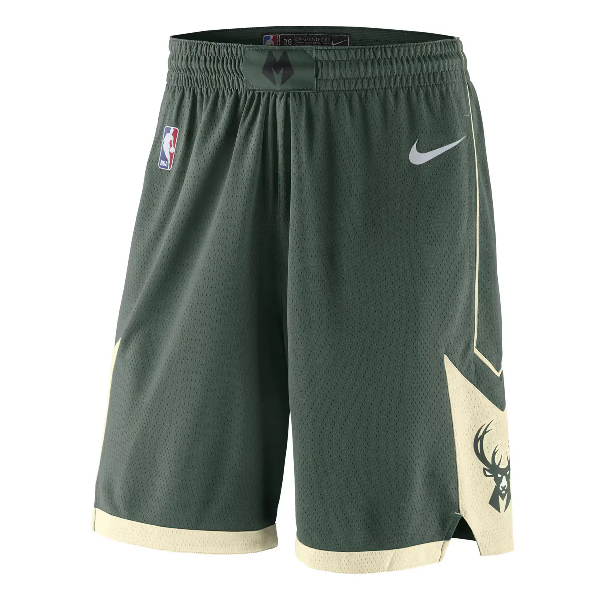 

Шорты мужские Milwaukee Bucks 2019-2020 Icon Edition Nike, зеленый