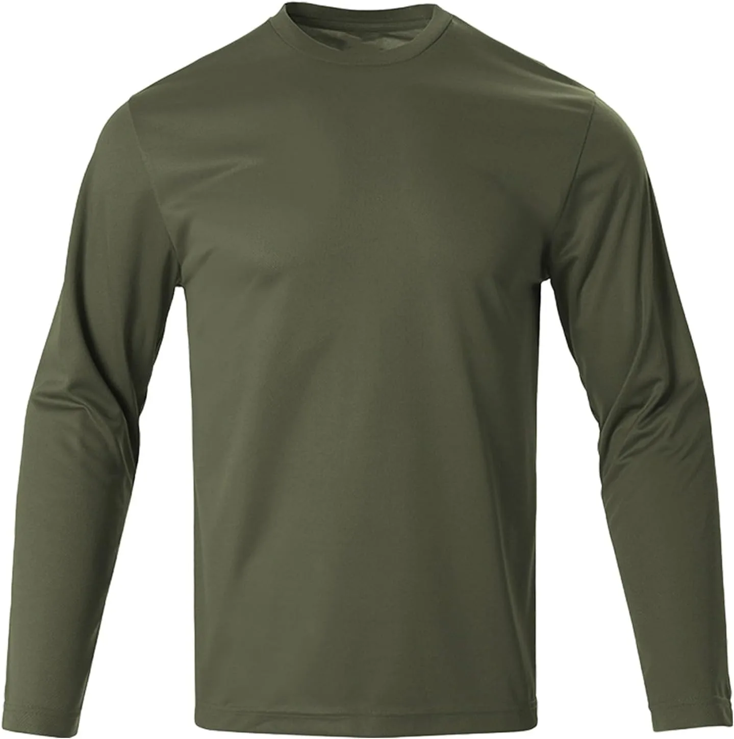 

Мужская футболка с длинным рукавом Muscle Fit Crew Neck, влагоотводящая, для тренировок