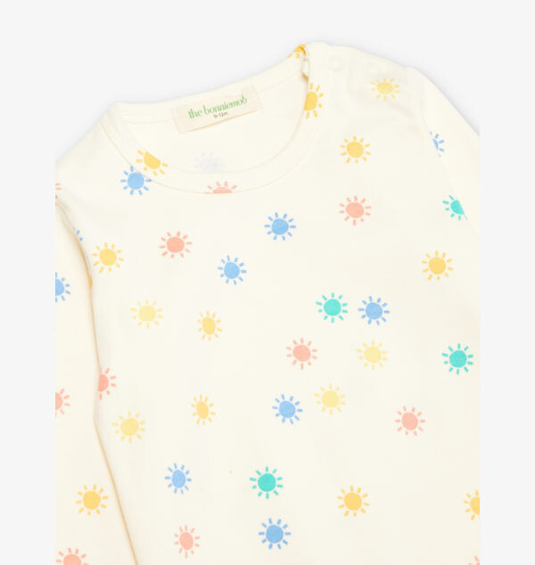 Комбинезон Dreamy sun из органического хлопка 0-12 месяцев The Bonnie Mob, цвет rainbow — фото 2
