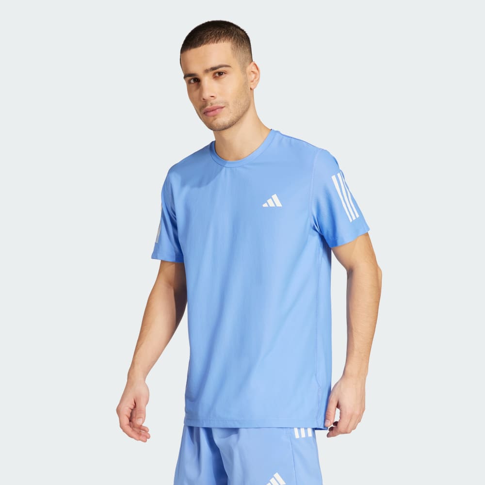 

Спортивная футболка Adidas Own the Run Tee, цвет Blue Fusion