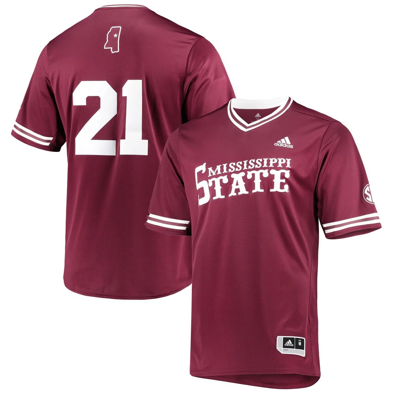 

Мужская темно-бордовая бейсбольная майка Mississippi State Bulldogs с v-образным вырезом adidas, Красный, Мужская темно-бордовая бейсбольная майка Mississippi State Bulldogs с v-образным вырезом adidas