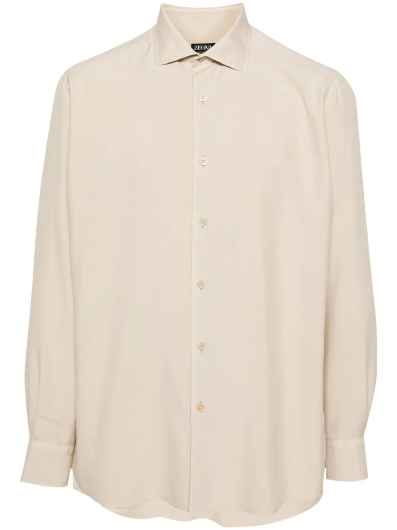 

Zegna рубашка с длинными рукавами, нейтральный