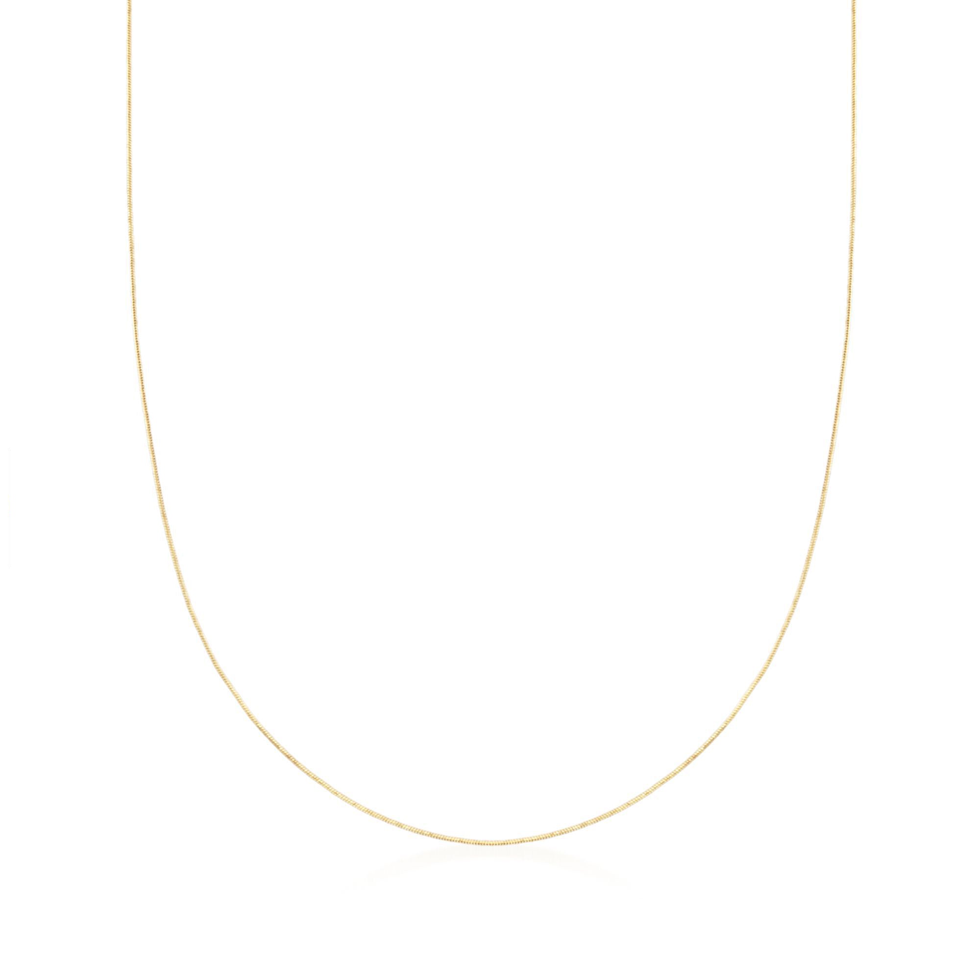 

Ожерелье-змейка Ross-Simons из желтого золота 14 карат толщиной 0,8 мм с регулируемой длиной Ross-Simons, желтый