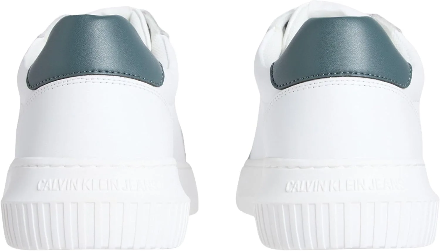 Calvin Klein Herren Кроссовки с чашечной подошвой Chunky Mono из Leder, ярко-белый/золотой — фото 2