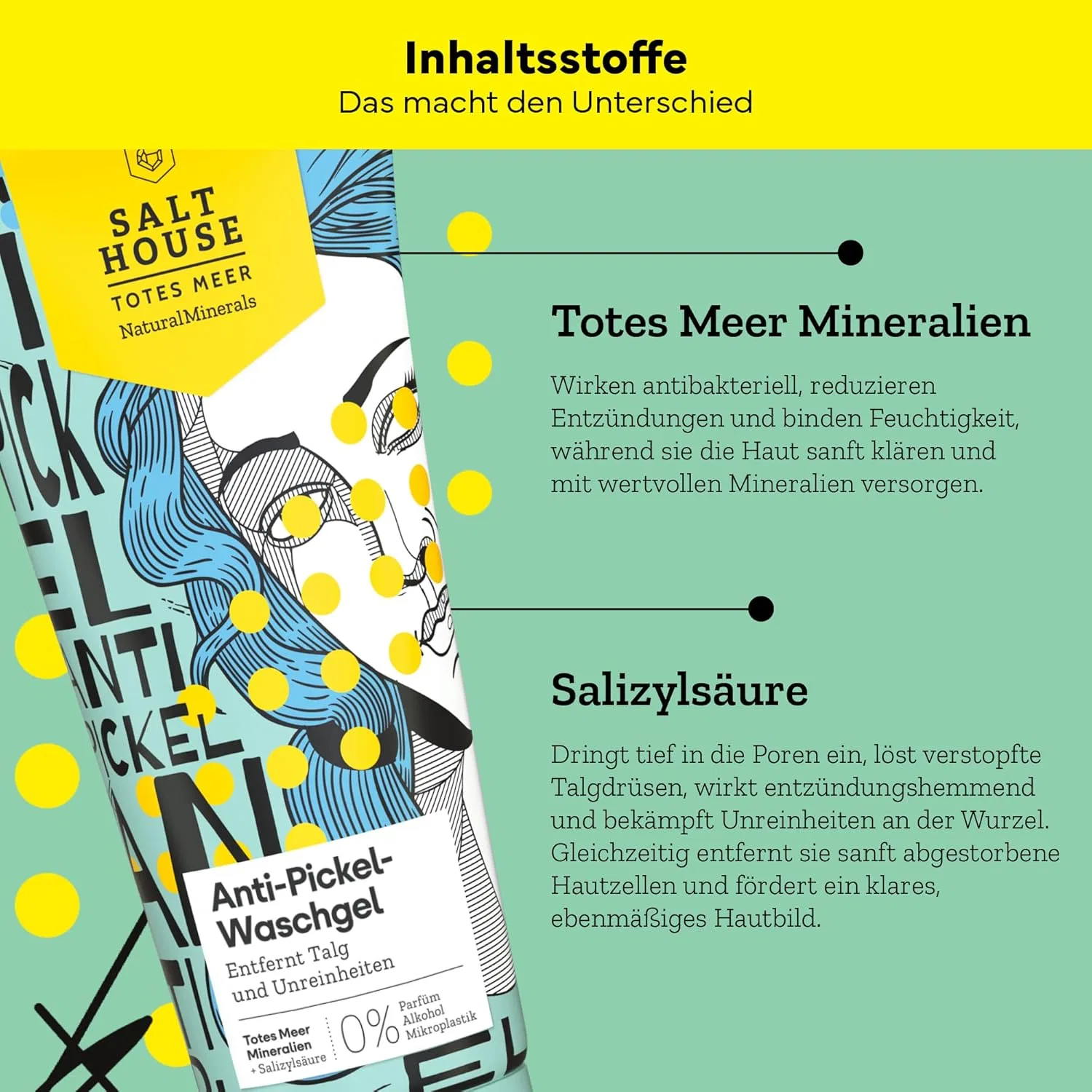Гель для умывания Salthouse Natural Minerals — Anti-Pimple, 200 мл — фото 4