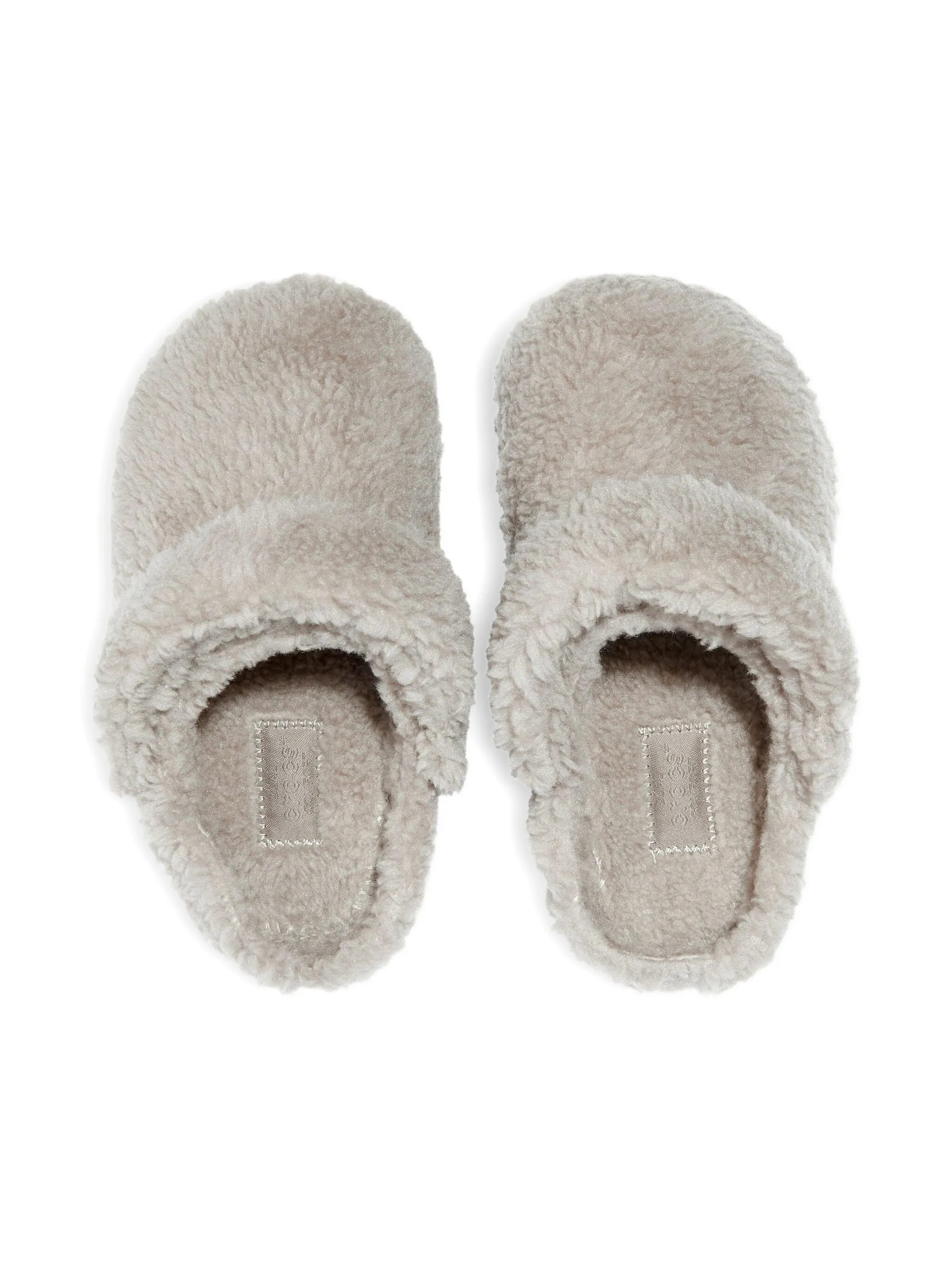Слиперы Cozzzy из искусственного меха Crocs Kids, бежевый — фото 3
