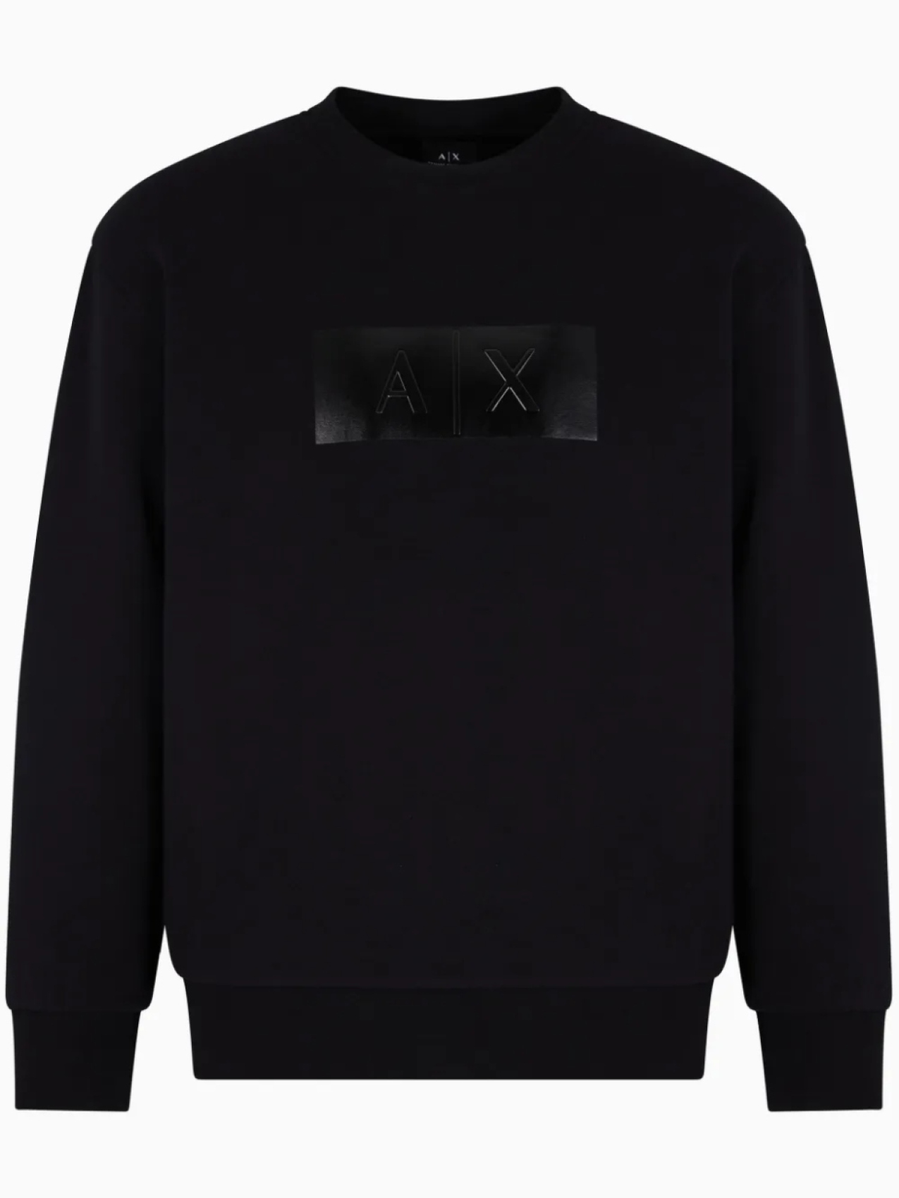 

Armani Exchange худи с нашивкой-логотипом, черный