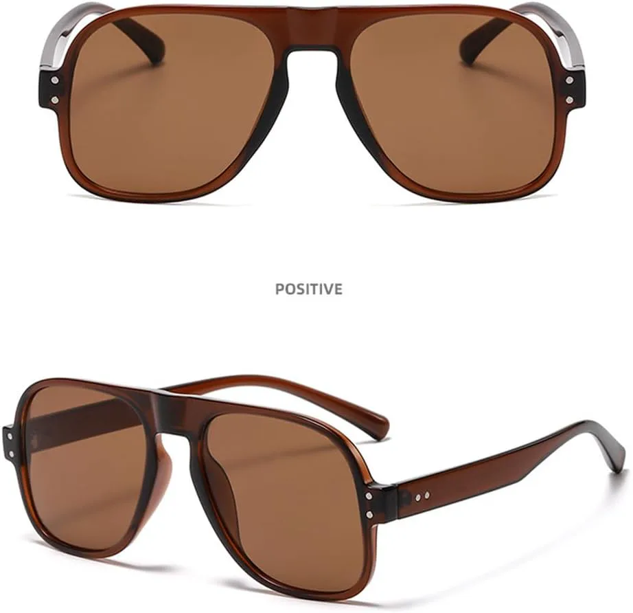 

Модные женские солнцезащитные очки с двойной перемычкой, желто-зеленые, с большой оправой и заклепками. Мужские солнцезащитные очки. Очки-маски HVTVTLA, C2