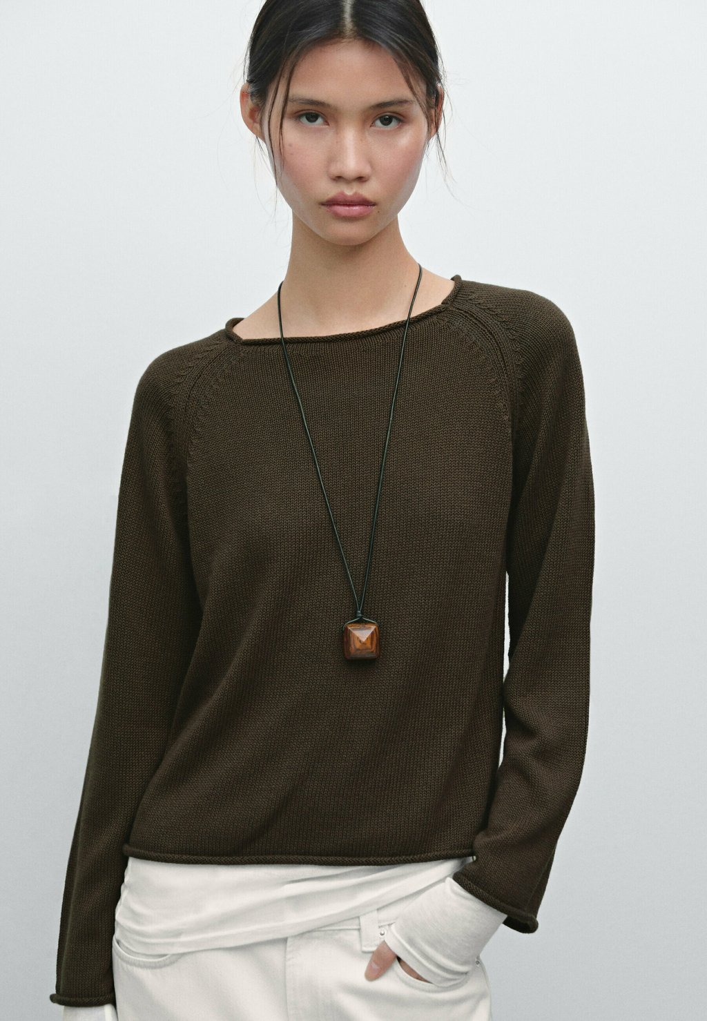 

Джемпер Massimo Dutti, коричневый