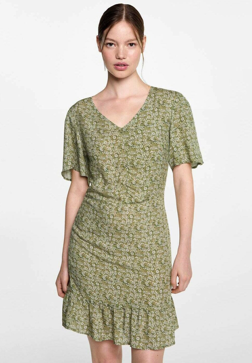 

Повседневное платье PRADO Mango Kids, зеленый