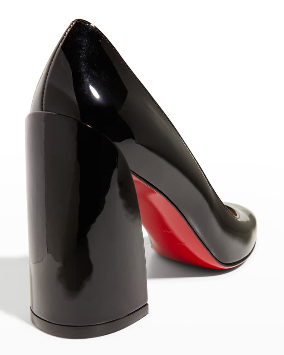Лакированные туфли-лодочки Miss Sab с красной подошвой Christian Louboutin — фото 4