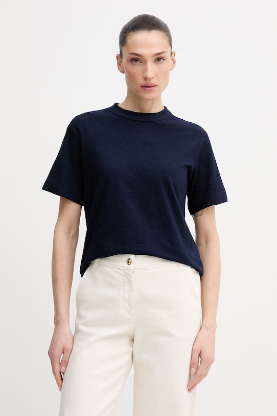 

Хлопковая футболка United Colors of Benetton, темно-синий