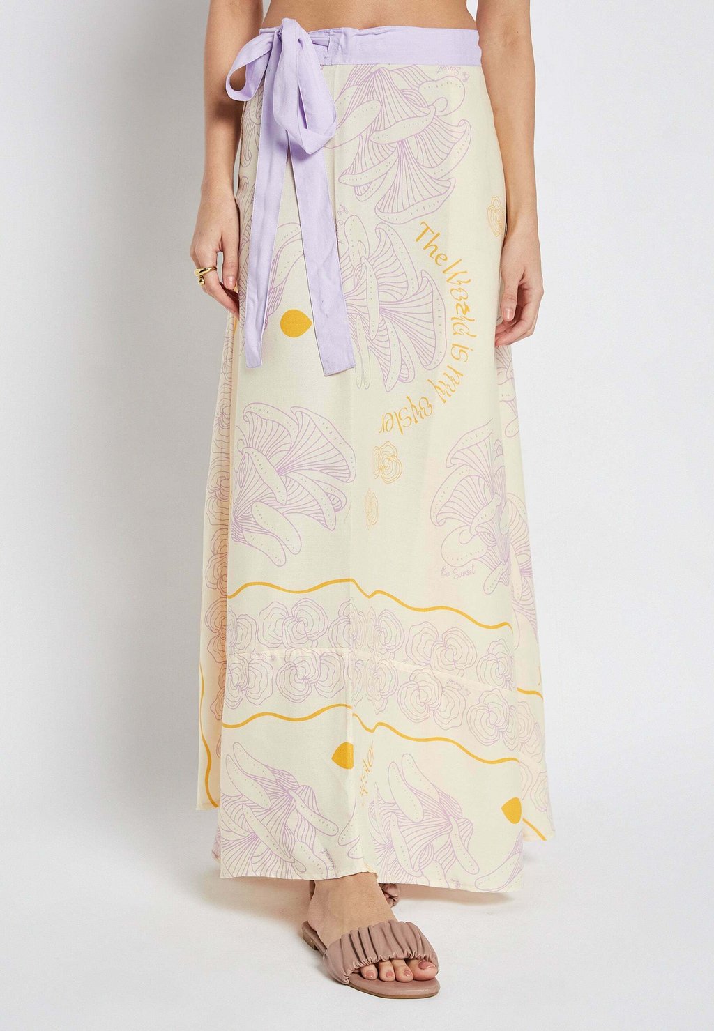 

Юбка макси Wrap skirt Be Sunset, мультиколор