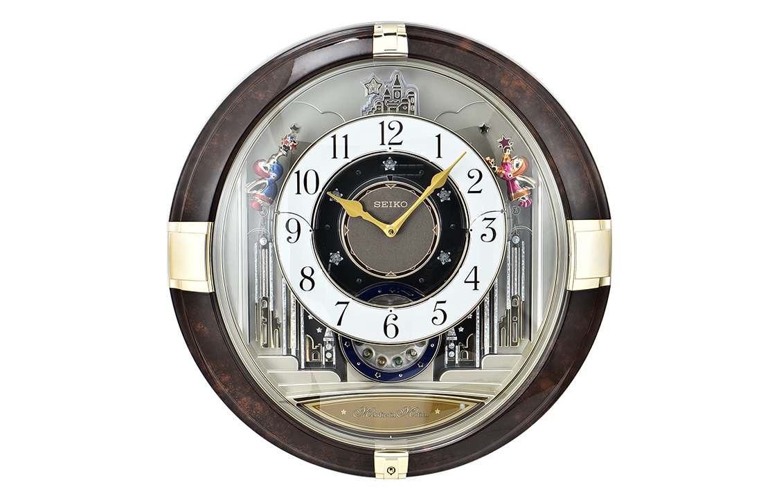 

SEIKO Часы Quartz Movement Wall Clock Unisex Gold QXM333B