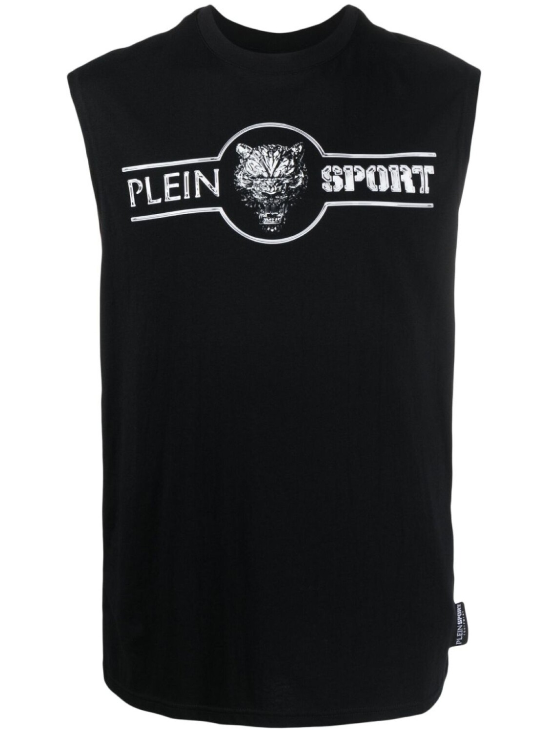 

Plein Sport топ с логотипом, черный