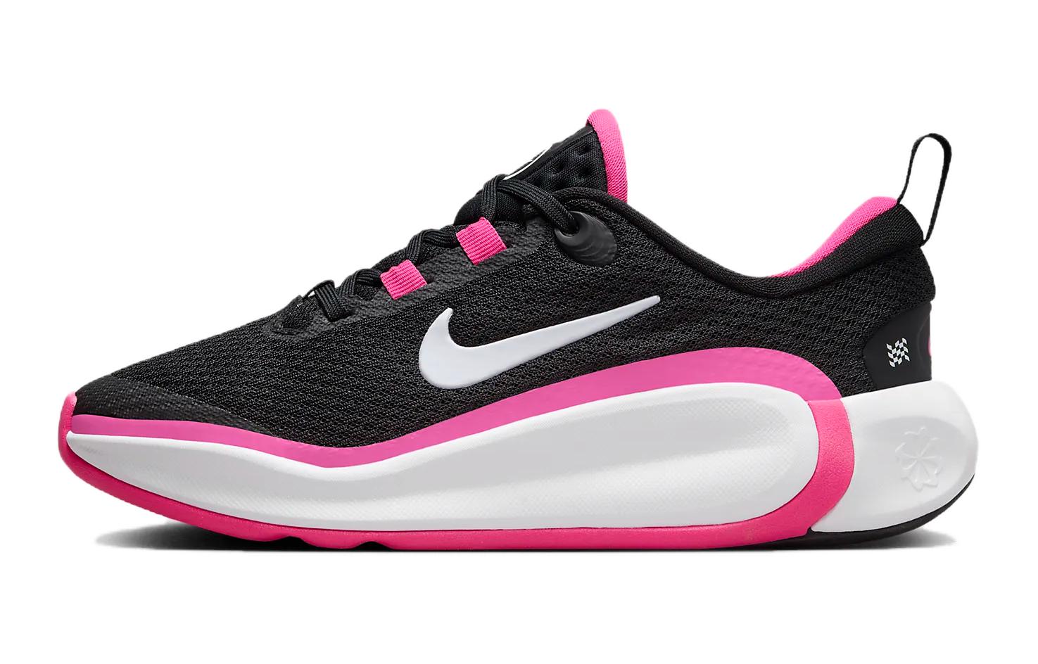 

Nike Infinity Flow GS 'Black Laser Fuchsia' Черный Белый Розовый