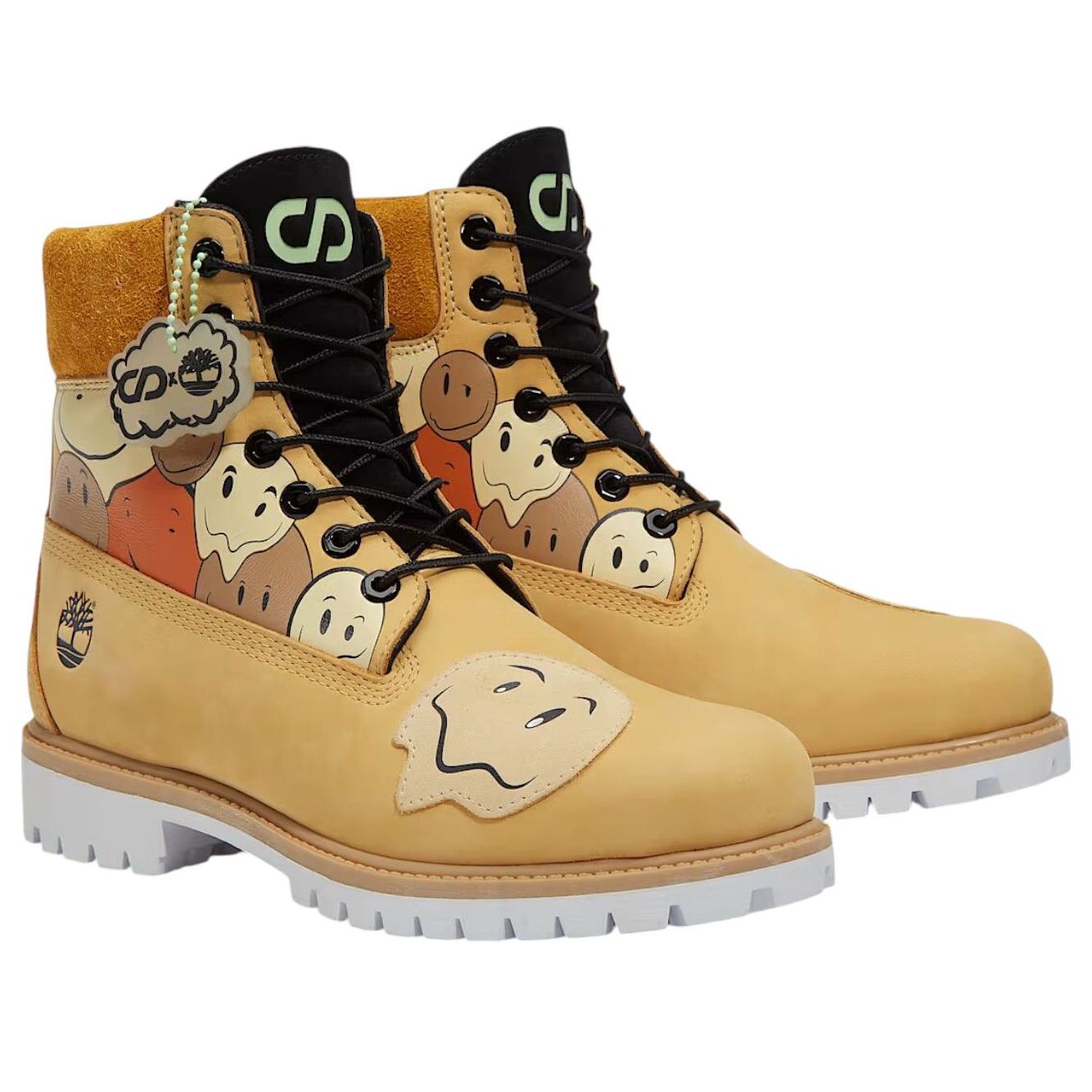Ботинки Timberland x CNSTNT DVLPMNT 6 Inch Premium Waterproof Boot 'Melted Smileys' — фото 2