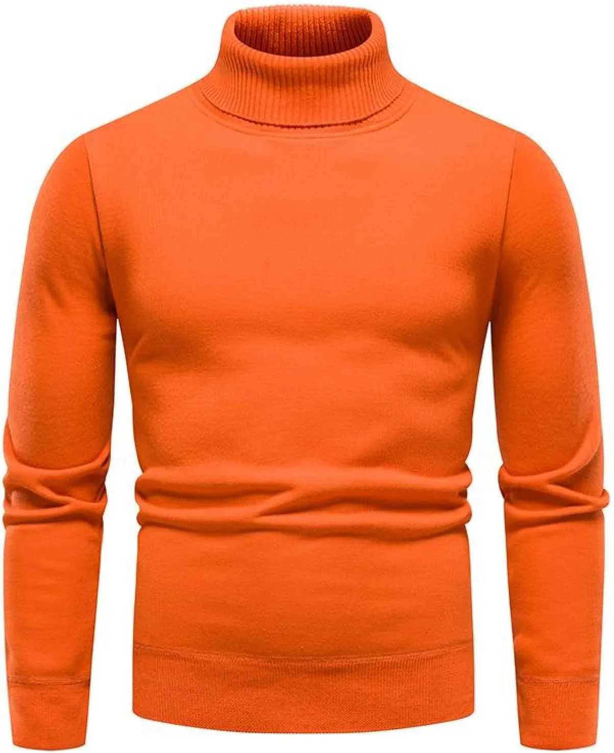 

Yarova мужской свитер-пуловер с воротником-стойкой, вязаный, теплый, приталенный