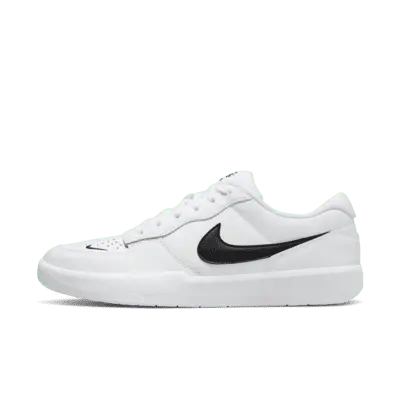 Кроссовки Nike SB Force 58 Premium Skate Shoes, цвет White/White/White/Black