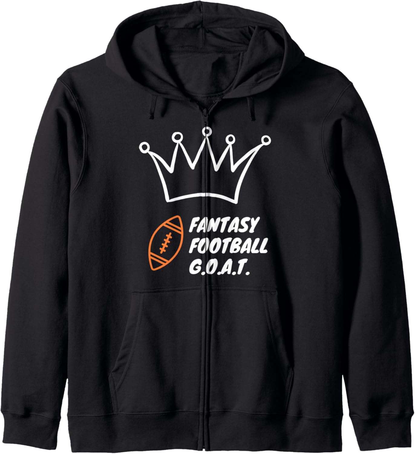 

Толстовка на молнии Fantasy Football GOAT, черная, размер S Champion, Черный, Толстовка на молнии Fantasy Football GOAT, черная, размер S Champion