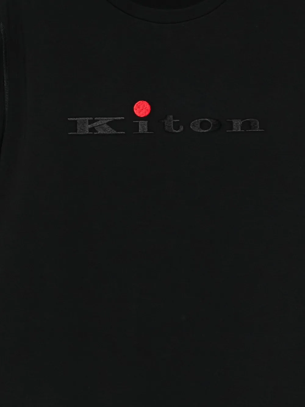 

Свитшот с логотипом Kiton, черный