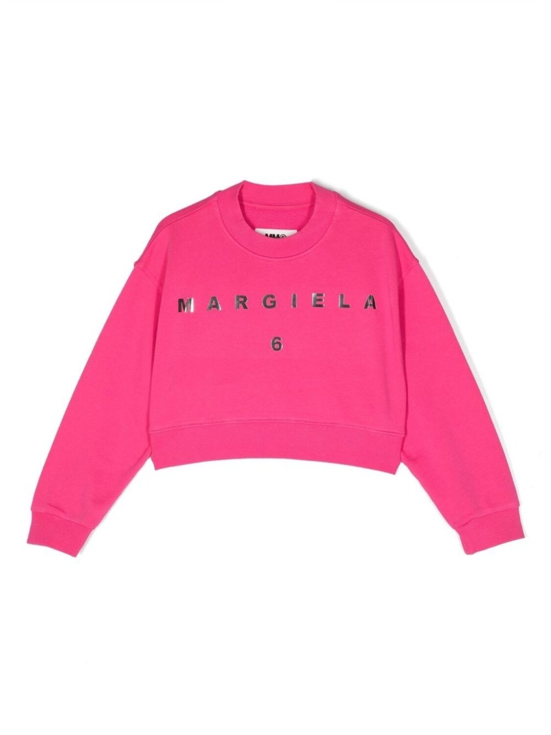 

MM6 Maison Margiela Kids толстовка с логотипом, розовый