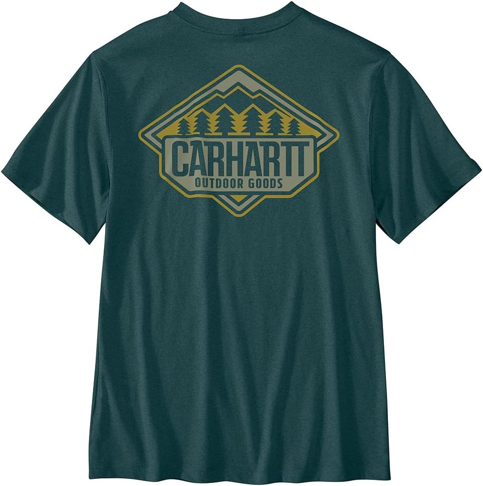 

Мужская футболка Carhartt 107525 свободного кроя с короткими рукавами и принтом деревьев, Greenstone Heather, Зеленый, Мужская футболка Carhartt 107525 свободного кроя с короткими рукавами и принтом деревьев, Greenstone Heather