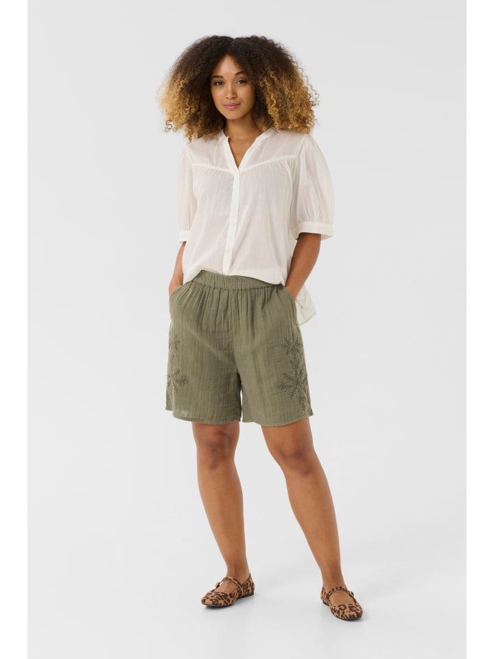 

Шорты CUellis свободного кроя в цвете Темно-зеленый CULTURE