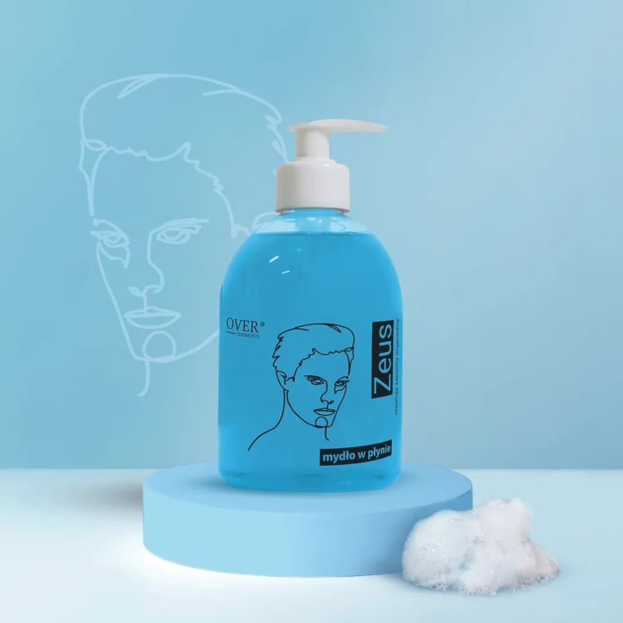 

Over Cosmetics, ZEUS жидкое мыло, устраняющее органические запахи, 500 мл