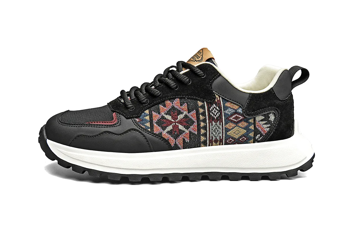 HLA Повседневные мужские кроссовки low top черные бежевые синие — фото 3