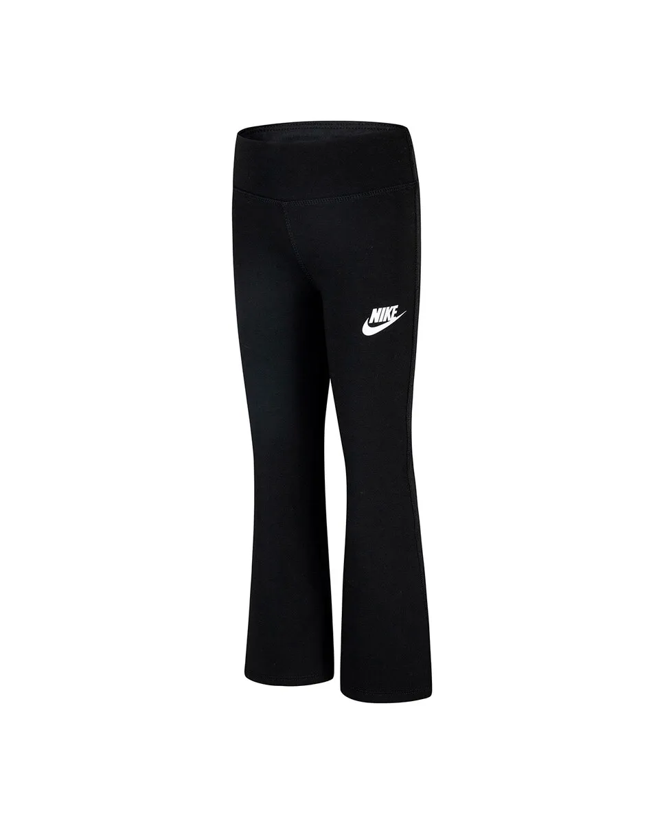 

Расклешенные леггинсы для девочек Nike, черный