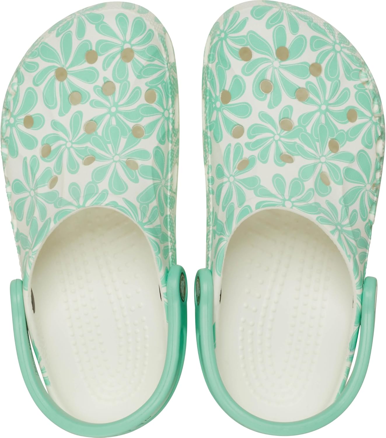 Унисекс кроксы Crocs Baya с сезонным принтом, Pistacio — фото 4