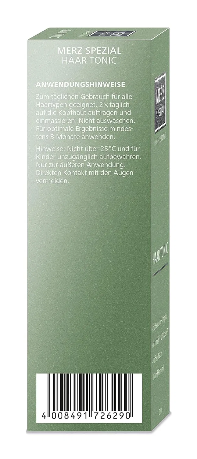 Тоник для волос Merz Spezial Professional Hair Tonic с кофеином и биотином 2 x 100 мл Merz Spezial — фото 3